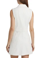 Vida Stretch-Denim Sleeveless Dress