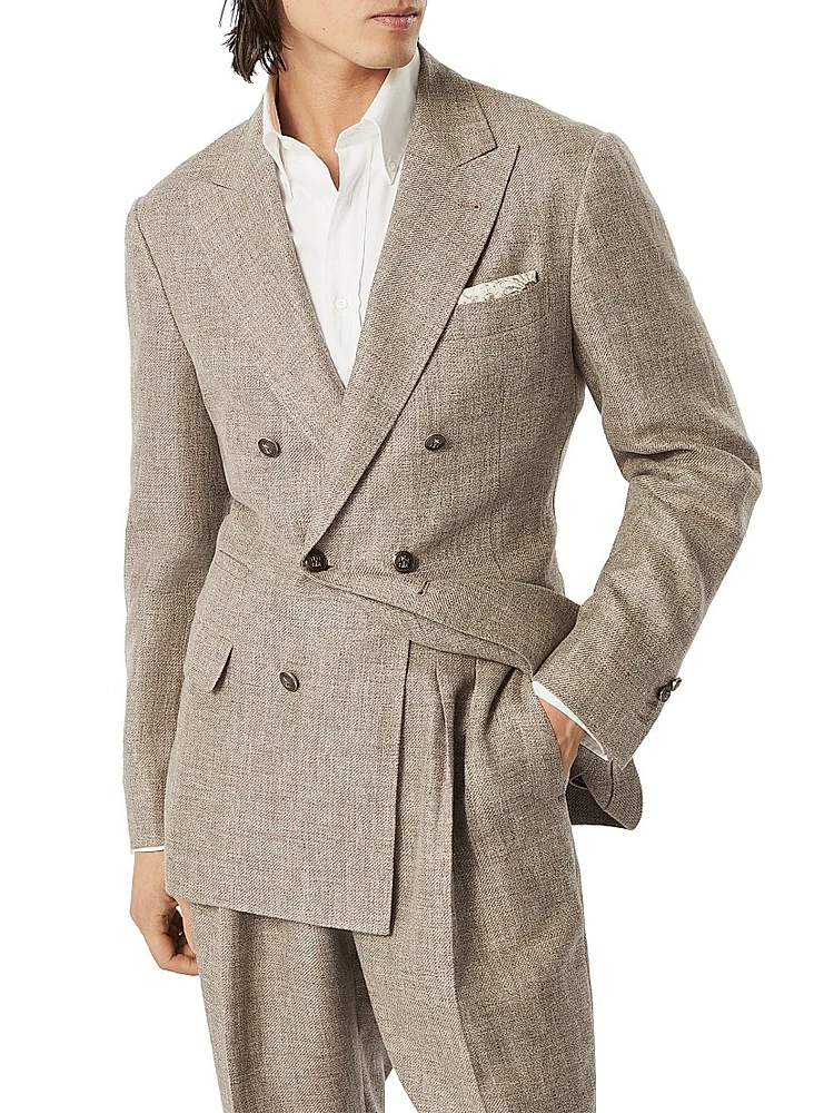 Diagonal One and a Half Breasted Deconstructed Blazer