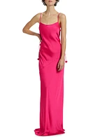 Hansel Bias-Cut Rosette Gown