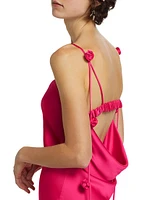 Hansel Bias-Cut Rosette Gown