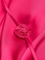 Hansel Bias-Cut Rosette Gown
