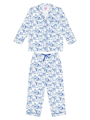 Women's Skydog Long Pajama Set
