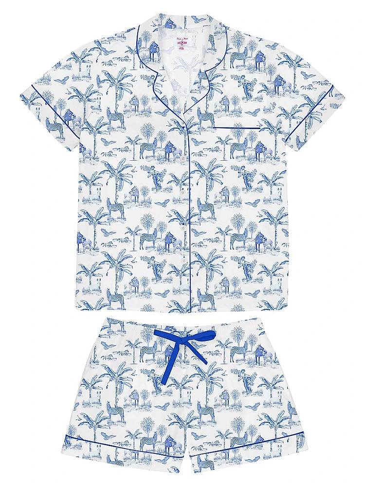 Women's Skydog Short Pajama Set