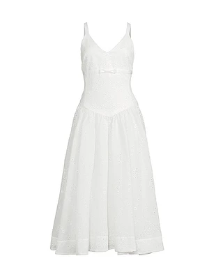 Breena Bow Fit-&-Flare Cocktail Dress