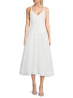 Breena Bow Fit-&-Flare Cocktail Dress