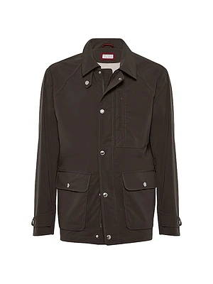 Water Resistant Bonded Cotton Unlined Field Jacket