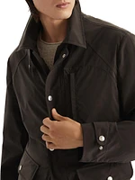 Water Resistant Bonded Cotton Unlined Field Jacket