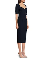 Kerry Crêpe Sheath Dress