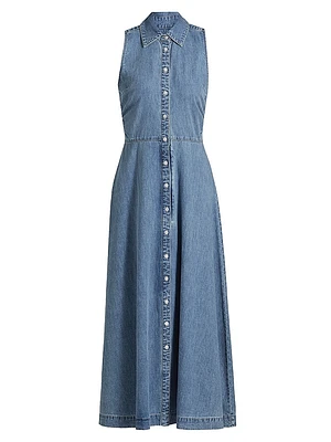 Fuller Denim Midi-Dress