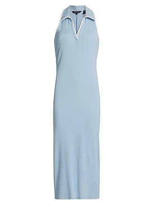 Darien Rib-Knit Midi-Dress
