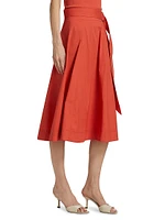 Facia A-Line Skirt