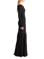 Polly Shimmery Knit Maxi Dress