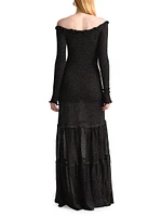 Polly Shimmery Knit Maxi Dress