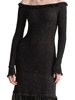 Polly Shimmery Knit Maxi Dress