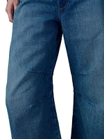 The Bowie Barrel-Leg Jeans