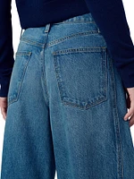 The Bowie Barrel-Leg Jeans