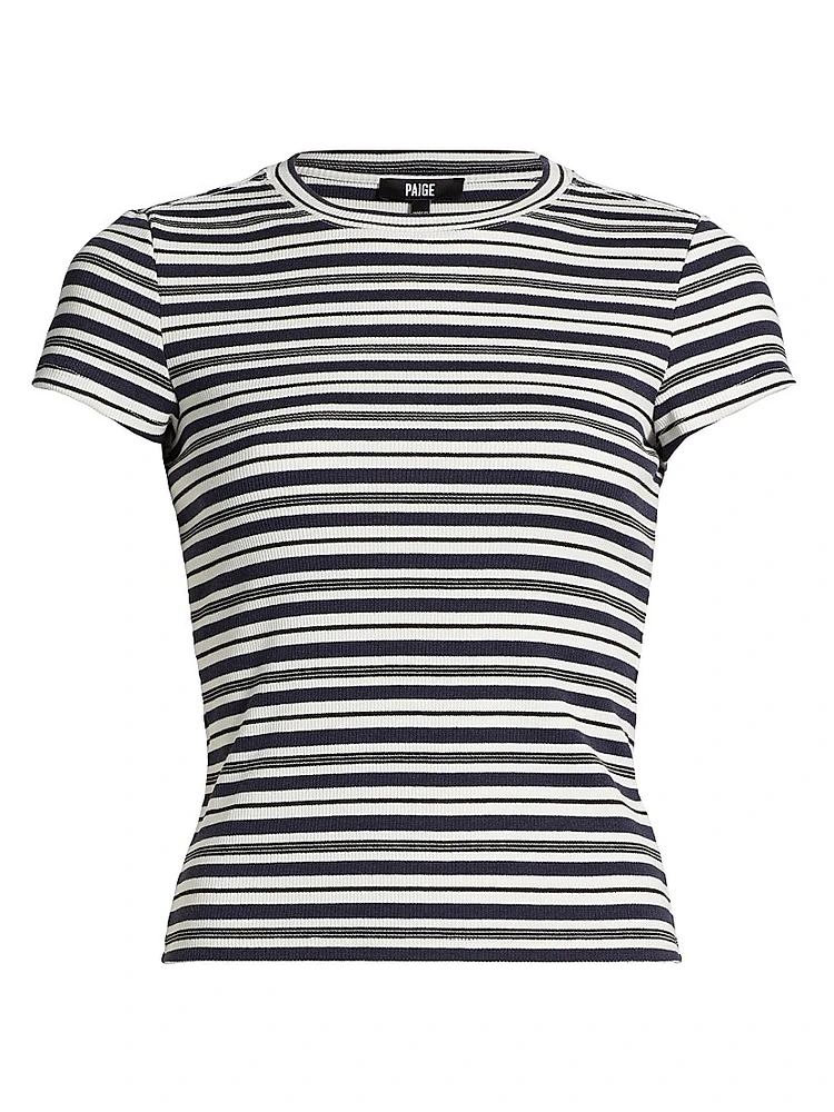 Chantrelle Striped Knit Top
