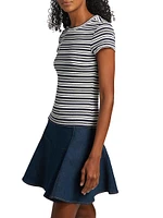 Chantrelle Striped Knit Top