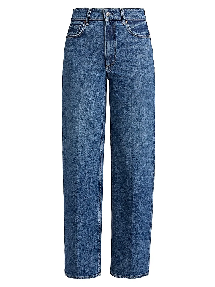 Sasha Mid-Rise Straight-Leg Jeans