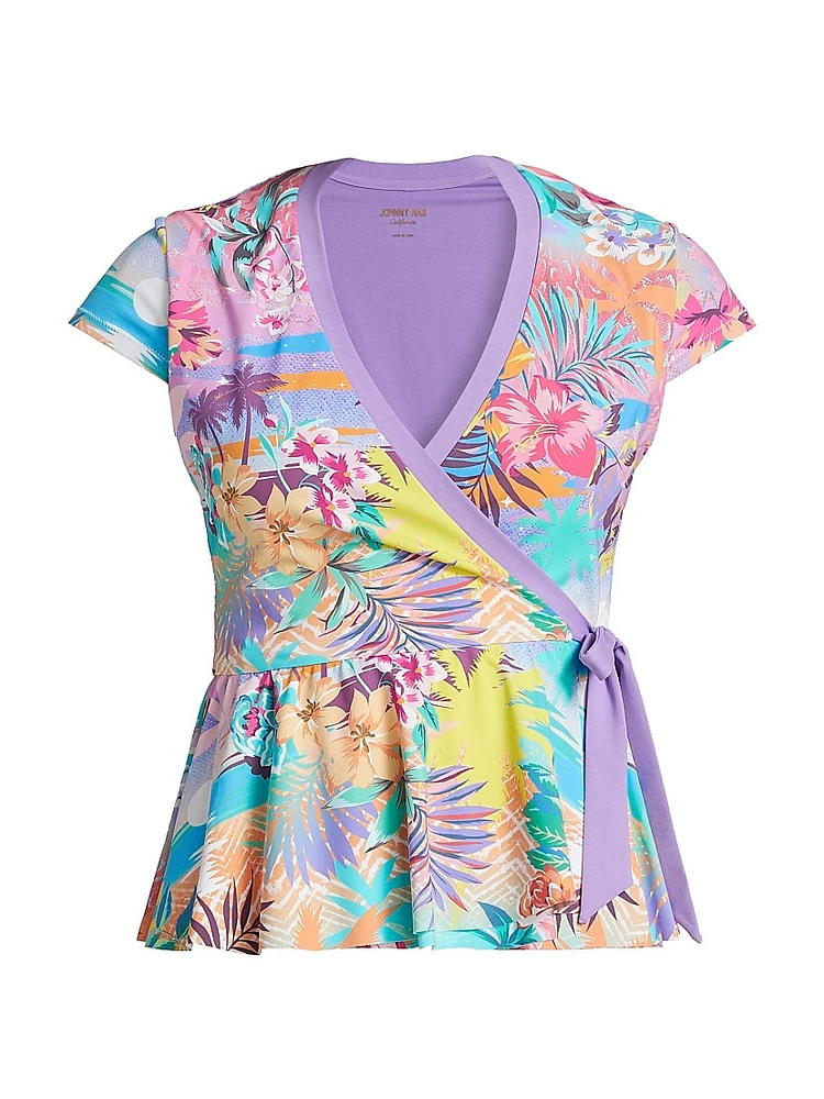 Zeru Wrap Tankini Top