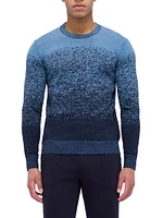 Gradient Wool Crewneck Sweater