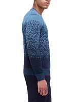 Gradient Wool Crewneck Sweater