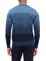 Gradient Wool Crewneck Sweater