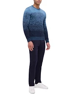 Gradient Wool Crewneck Sweater
