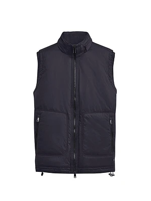 Nylon Zip-Up Vest