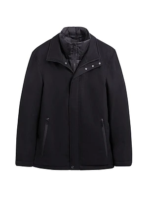 Zip-Up Parka Coat