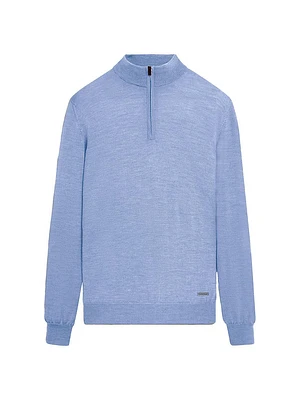 Spencer Wool Half-Zip Sweater
