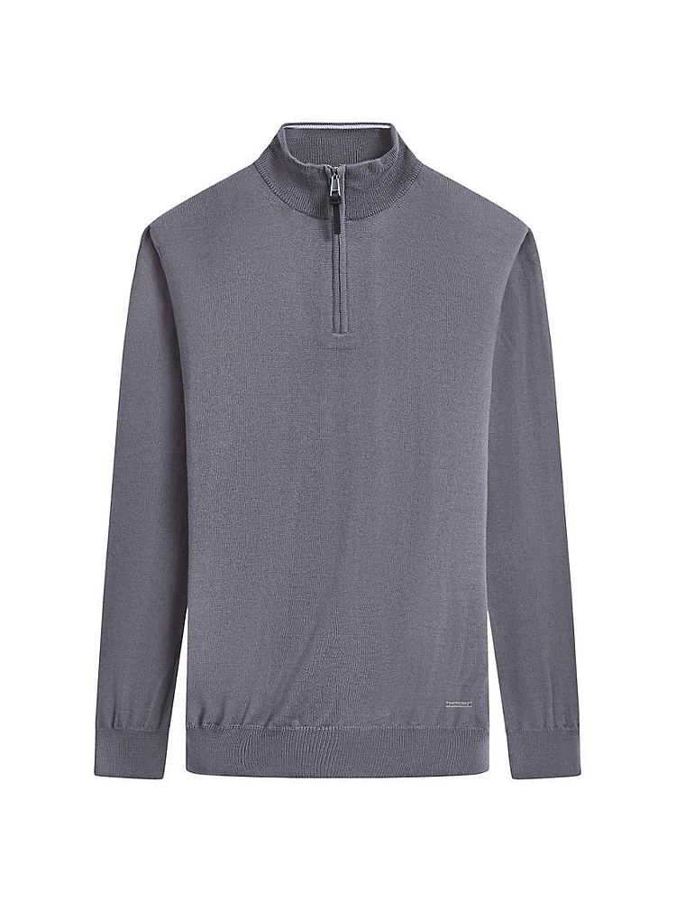 Spencer Wool Half-Zip Sweater