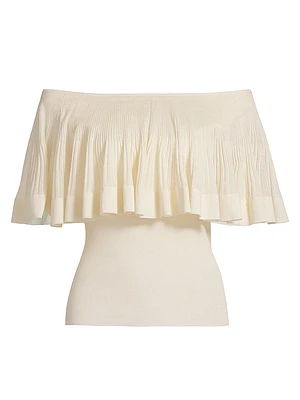 Off-The-Shoulder Ruffle Top