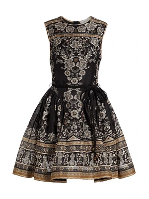 Sleeveless Peplum Minidress