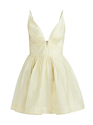 Illuminate Draped Minidress
