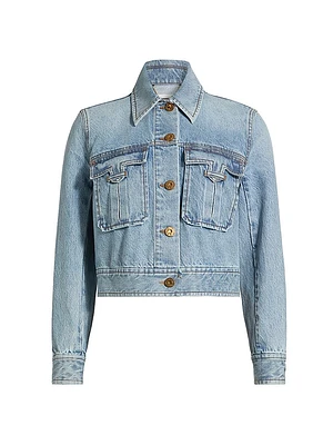 Denim Crop Jacket