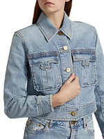 Denim Crop Jacket