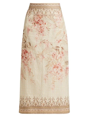 Illuminate Pencil Midi-Skirt