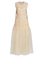 Illuminate Macramé Maxi Dress