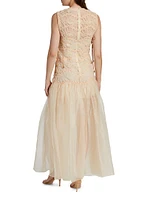Illuminate Macramé Maxi Dress