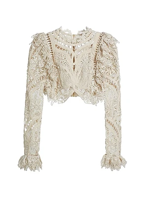 Illuminate Cornelli Lace Top