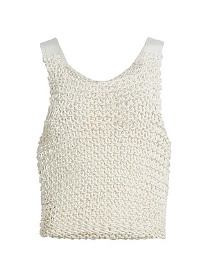 Illuminate Hand Knit Tank Top