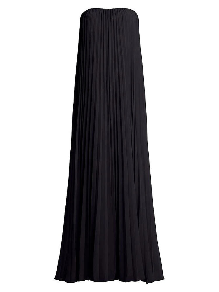 Sunburst Pleated Gown