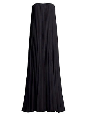 Sunburst Pleated Gown
