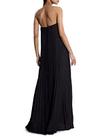 Sunburst Pleated Gown