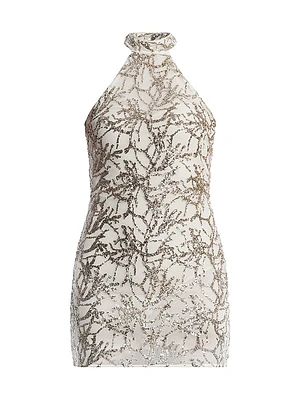 Embellished Sleeveless Minidress