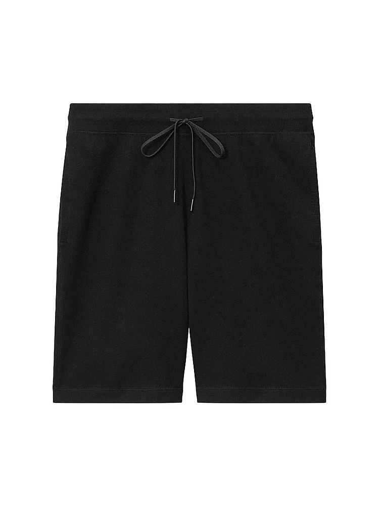 Compact-Knit Sweat Shorts