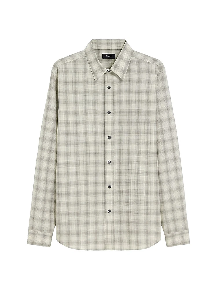 Irving Checked Wool Shirt