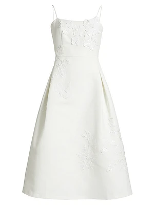 Audra Fit & Flare Midi-Dress