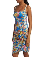 Pauline Floral Ruched Tankini